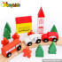 High quality kids wooden train toy tracks for sale W04C010
