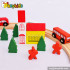 High quality kids wooden train toy tracks for sale W04C010