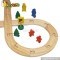 Best design mini wooden train set for toddlers W04C005