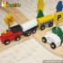 Best design mini wooden train set for toddlers W04C005