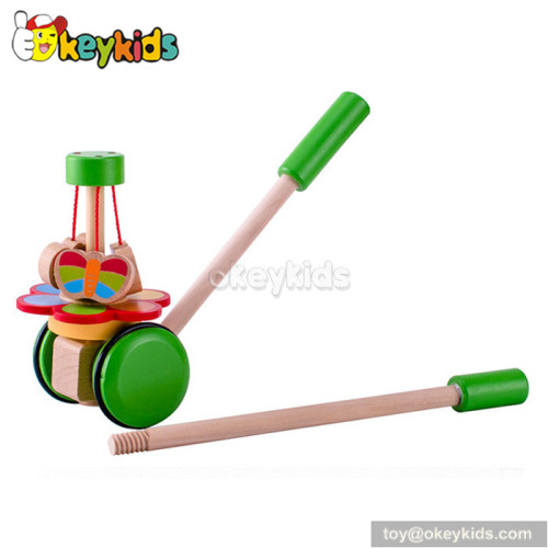 Preschool Walk baby wooden push toys W05A001