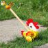 Cartoon chicken wooden push walkers for babies W05A011