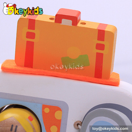 Preschool toddlers wooden push car toy for sale W05A015