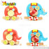 Lovely animal design wooden push pull toys for children best gift W05B075
