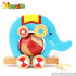 Lovely animal design wooden push pull toys for children best gift W05B075