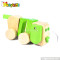 Cartoon animal dog design wooden toys for babies W05B099