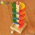 Creative children wooden ramp race toy for sale W04E025