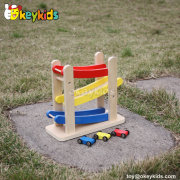 Creative ramp racer toy wooden kids playsets W04E031