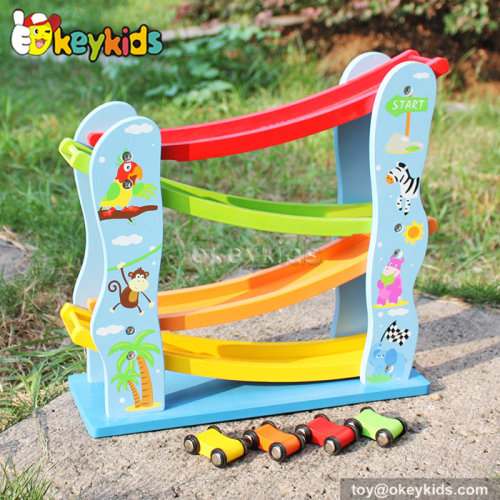Okeykids Ramp racer educational wooden toys for toddlers W04E045