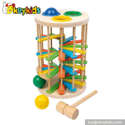 Educational ramp racer wooden toddler educational toys W04E022