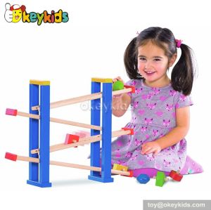 Best design children wooden car ramp toy W04C016