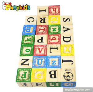 Classic educational wooden kids building blocks for sale W13A037