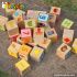 Wholesale cheap colorful kids wooden building blocks toys for sale W13A065