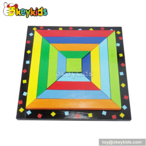 Best design educational children wooden toy block puzzle W13A043
