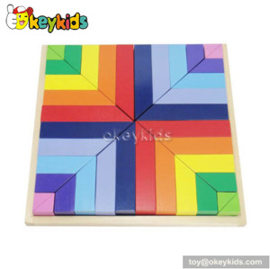 Best design educational kids toy wooden block puzzle W13A044