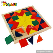 New fashion intelligent children toy wooden play block games W13A049