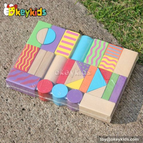 Best sale preschool wooden blocks toys for toddlers W13A066