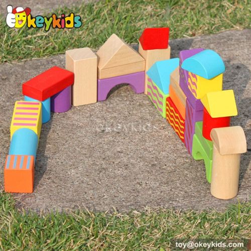 Best sale preschool wooden blocks toys for toddlers W13A066