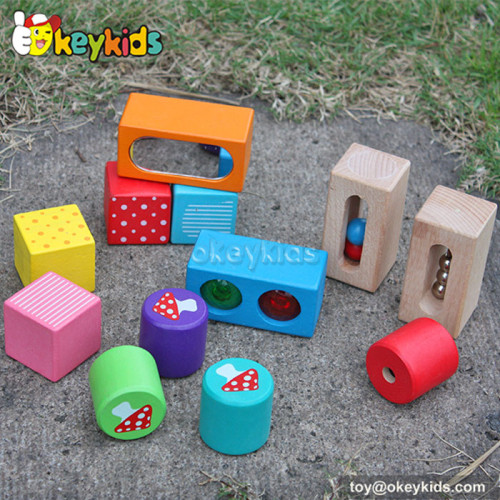 Best sale preschool kids wooden building blocks W13A069