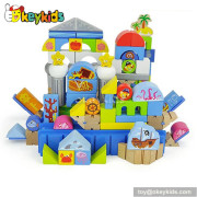 Best design preschool wooden baby building blocks W13A073