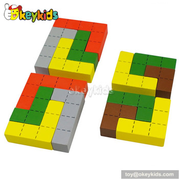 Best design preschool toy wooden blocks for children W13A081