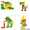 Best design preschool toy wooden blocks for children W13A081