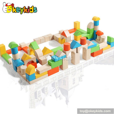 Best design preschool wooden building toys for toddlers W13A084
