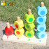 Best educational toy wooden stacking toys for toddlers W13D076