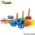 Colorful educational wooden stacking toys for babies W13D063