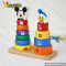 Top fashion cartoon wooden stacking toys for 1 year old W13D080