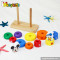 Top fashion cartoon wooden stacking toys for 1 year old W13D080