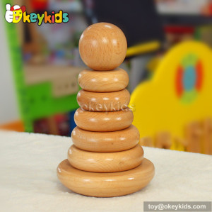 Best design funny wooden best stacking toys for babies W13D120