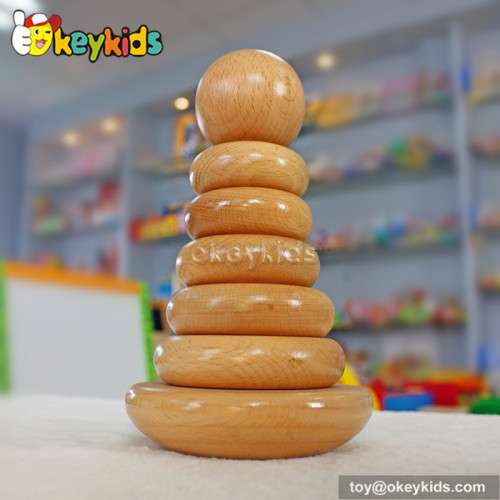 Best design funny wooden best stacking toys for babies W13D120