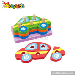 Early learning wooden car best shape sorter toys for children W13D034