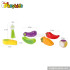 New fashion vegetables shapes wooden jenga for kids W13D078