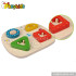 New fashion geometry wooden shape sorter toy for toddlers W13D090