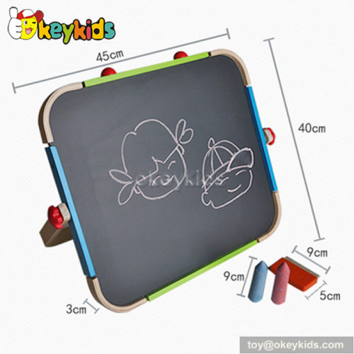 Best design double-sided educational wooden drawing toys for kids  W12B054