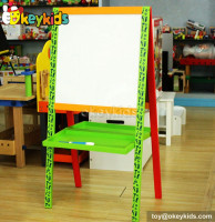 Best design double-sided educational children wooden drawing toys for 5 year olds W12B100