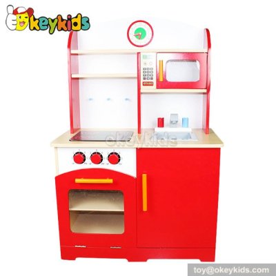 2016 Newest design children wooden play kitchen for sale W10C005