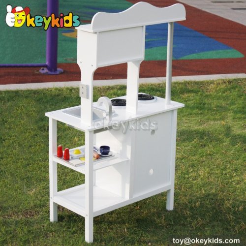 Most popular educational toy wooden kids kitchen set W10C045B