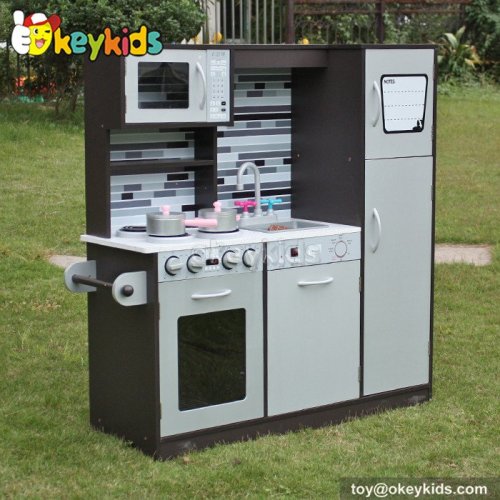New design cooking play toy wooden best play kitchen for children W10C237