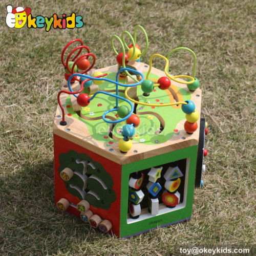 Best design beads and maze toy children wooden toys for toddlers W12D047