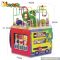 Top fashion educational beads and maze toy children wooden alphabet activity cube W12D028