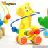 Most popular toddlers educational toy wooden wire bead toy W11B070