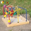 Top fashion toddlers preschool wooden bead maze table for 1 year old boys W11B129