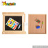 Interesting educational children wooden magnetic drawing board W12B062
