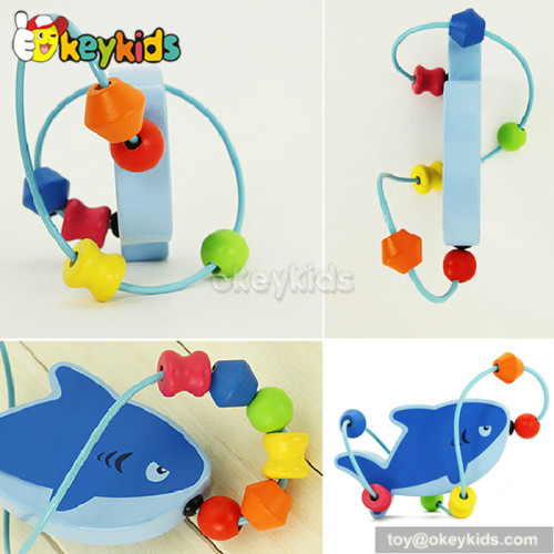 Top fashion toddlers home play wooden bead toy for 1 year old W11B077