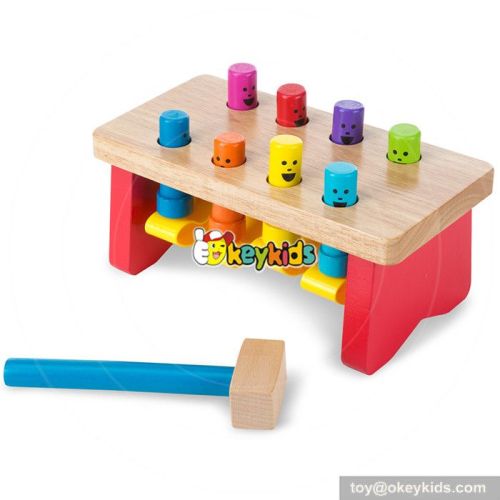 Most popular educational kids wooden pounding toy W11G020