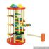 Most popular educational kids wooden pound and roll tower W11G024