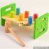 Most popular kids educational toy wooden pounding bench W11G021